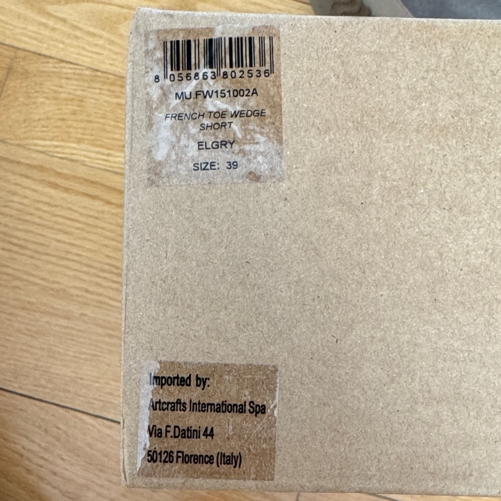 Mou Gray Suede Wedge Boots - Picture 4 of 11